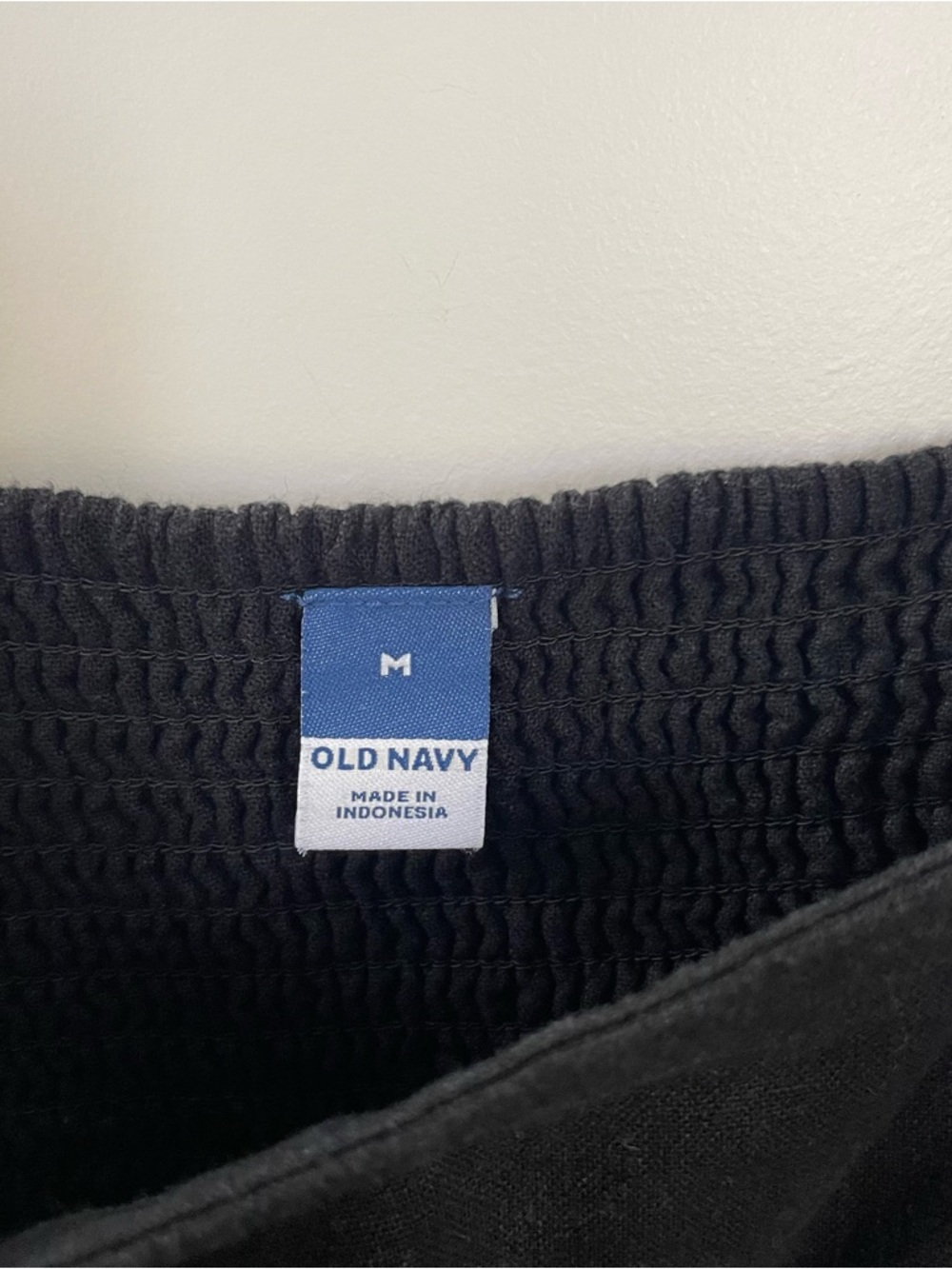 Old Navy Linen Blend Black Sleeveless Square Neck Dress Medium NWT - Picture 4 of 7